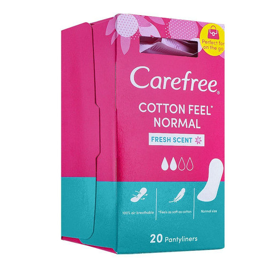 Carefree Cotton Feel Fresh Scent Noraml Pantyliner