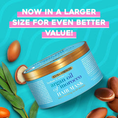 OGX Hydrate And Revive+ Extra Strength Argan Oil Of Morocco Hair Mask Blue