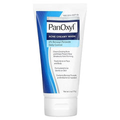 PanOxyl, Acne Creamy Wash, Benzoyl Peroxide 4% Daily Control, 6 oz 170 g