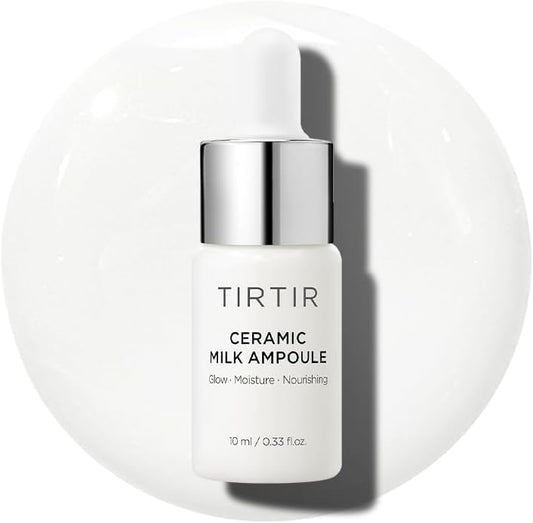 TIRTIR Ceramic Milk Ampoule (1.35 Fl Oz), 40ml (3 in 1 Skin care Triple Cream Formula)