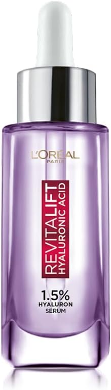 L’Oréal Paris revitalift serum, hydrating and plumping, with 1.5% hyaluronic acid, 15ml