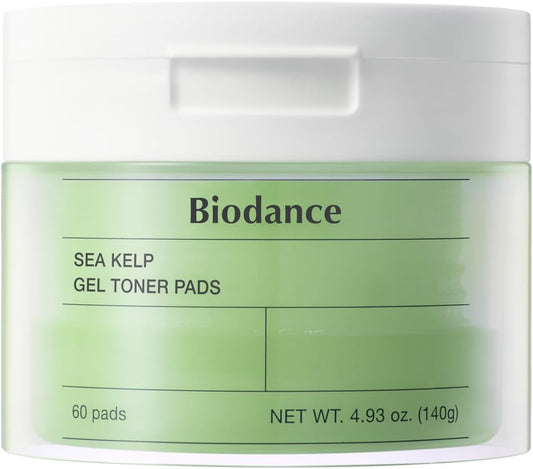 Biodance Collagen Gel Toner Pads, Pore Minimizer for Face, Improving Elasticity, Plumping Toner Pads for Sensitive Skin, Korean Skin Care, Valentines Day Gifts for Herㅣ4.93 fl.oz.(140g)*60Pads