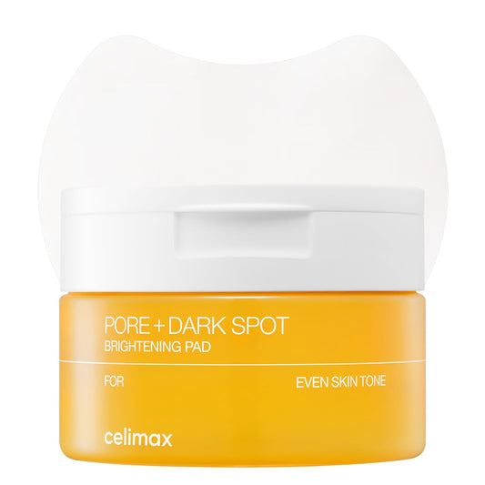 celimax Pore+Dark Spot Brightening Pad | Exfoliating Peeling Pads for Enlarged Pores, with Hyaluronic Acid, Pore Minimizer, Non-Irritating, Hydrating, For Sensitive Skin (40 pads)