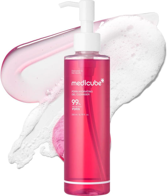 medicube PDRN Jelly to Foam Cleanser | Low pH Hydrating Daily Face Wash for All Skin Types | With PDRN, Collagen & LHA | Gentle Pore Care & Radiant, Balanced-Looking Skin | Korean Skincare | 200ml