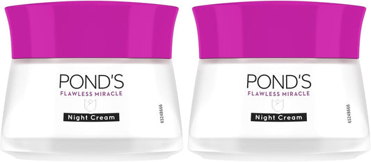 POND'S Bright Beauty Serum Night Cream, with Niacinamide, Vitamin E, and Glycerin, 50g