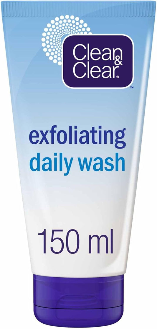 Clean & Clear daily wash exfoliating, 150 ml, pack of 2