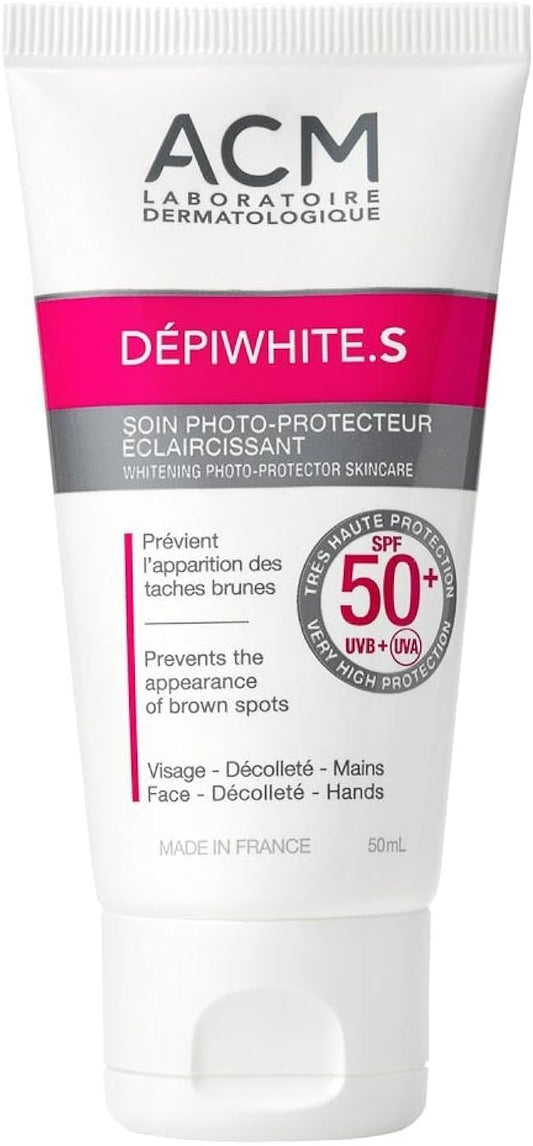 ACM DEPIWHITE S SPF50+ WHITENING PHOTOPROTECTOR LIGHTENING SKINCARE 50ml