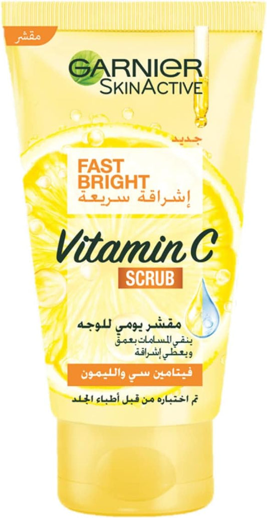 Garnier Fast Bright Vitamin C Daily Scrub – 150ml Skin Care