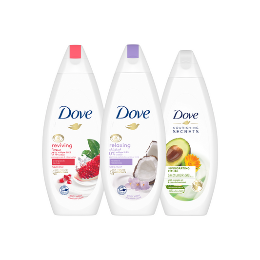 Dove Body Wash Reviving, Relaxing & Nourishing Secrets