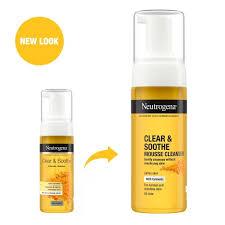 NEUTROGENA SOOTHING CLEAR TURMERIC MOUSSE CLEANSER