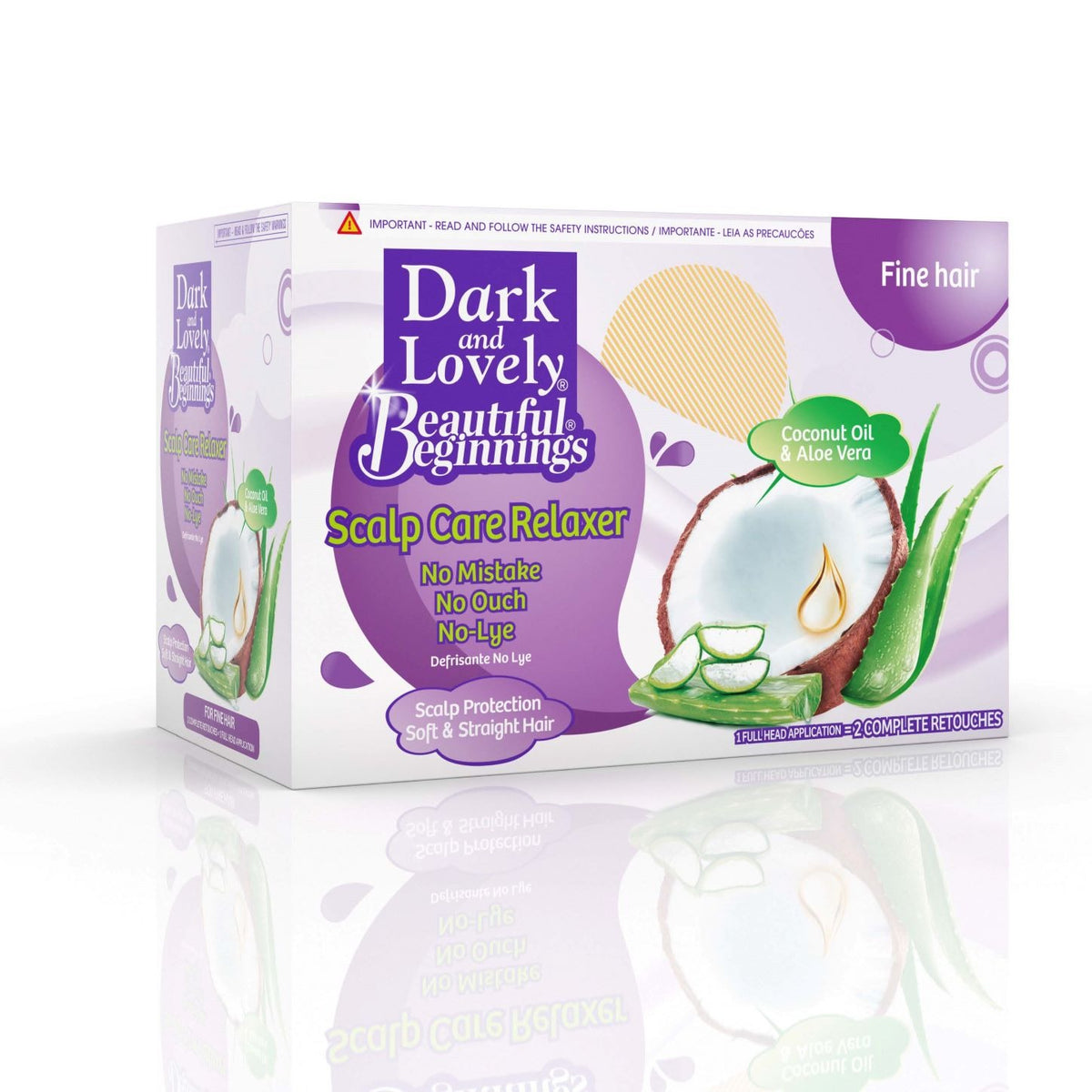 Beautiful Beginnings Scalp Care No Lye Relaxer Kit