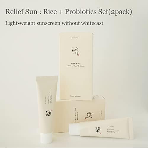 Beauty of Joseon Relief Sun Rice Probiotics SPF 50+ PA++++ Korean Sunscreen sunblock for Face Daily Sunscreen for Men Women Skincare 50ml