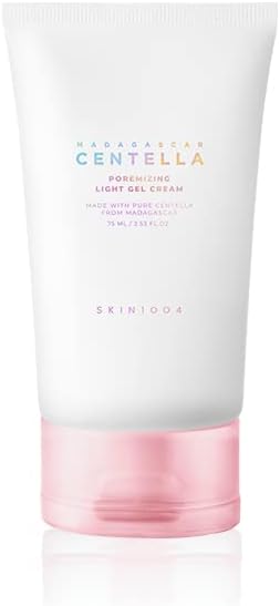 SKIN1004 Madagascar Centella Poremizing Light Gel Cream 2.53 fl.oz (75ml) | Tightens Pores | Soothes Irritated Skin