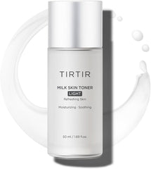 TIRTIR Milk Skin Rice Toner | Deep Moisturizing, Hydrating Toner for face, Niacinamide, Ceramide, Rice Bran Extract, Nature-Oriented Ingredients for Korean Skin Care, Vegan, 1.69 Fl Oz