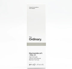THE ORDINARY NIACINAMIDE SERUM WITH 10% ZINC 1 FLOZ FACE SERUM FOR OIL CONTROL 30 ML