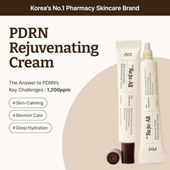 Dr. Reju-All Repair & Tone Duo: Advanced PDRN Rejuvenating Cream + Advanced Retino-Mela Serum - Face Moisturizer & Retinol Serum for Firming & Smooth Skin, Korean Pharmacy Anti-Aging Skin Care