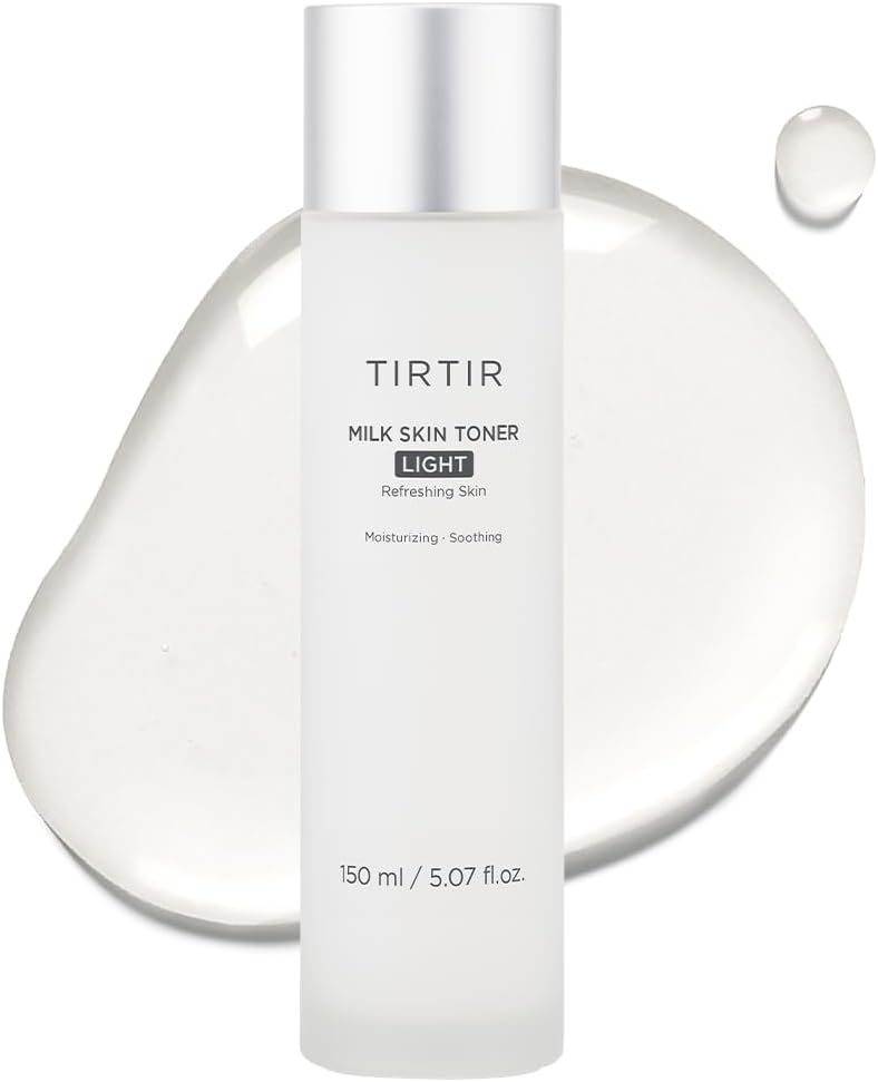 TIRTIR Milk Skin Rice Toner - Deep Moisturizing, Hydrating Toner for face, Niacinamide, Ceramide, Rice Bran Extract Vegan, 5.07 fl.oz.