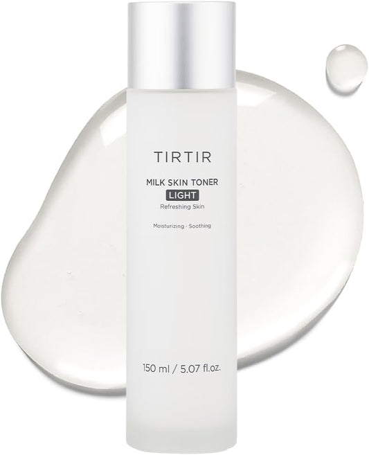 TIRTIR Milk Skin Rice Toner - Deep Moisturizing, Hydrating Toner for face, Niacinamide, Ceramide, Rice Bran Extract Vegan, 5.07 fl.oz.