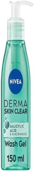 NIVEA Derma Skin Clear Toner (200ml), Cleansing and Hydrating Toner, Salicylic Acid Toner Enriched with Niacinamide to Rebalance the Skin and Remove Impurities, For Blemish-Prone Skin