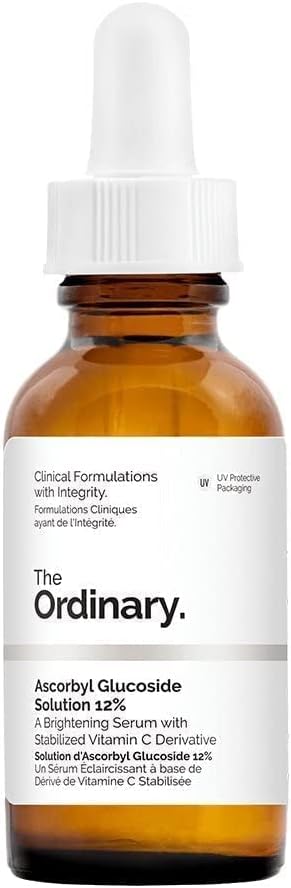 The Ordinary Ascorbyl Glucoside Solution 12% (30ml) - A Brightening Serum with Stabilized Vitamin C Derivative