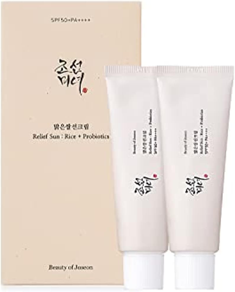 Beauty of Joseon Relief Sun Rice Probiotics SPF 50+ PA++++ Korean Sunscreen sunblock for Face Daily Sunscreen for Men Women Skincare 50ml