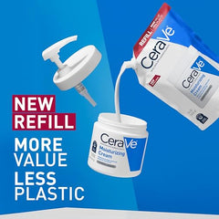 CeraVe Moisturizing Cream, Face Body Moisturizer, Normal to Dry Skin, 8 Fl Oz