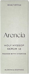 Arencia Hyssop Glow Serum, 10% Niacinamide, 12% Vitamin A,C,E - Hydrating, Moisturizing, Anti-Aging Serum for Korean Glass Skin
