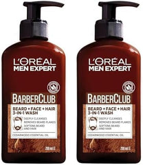 L'Oreal Men Expert Barber Club 3-In-1 Beard, Hair & Face Wash, 200 Ml
