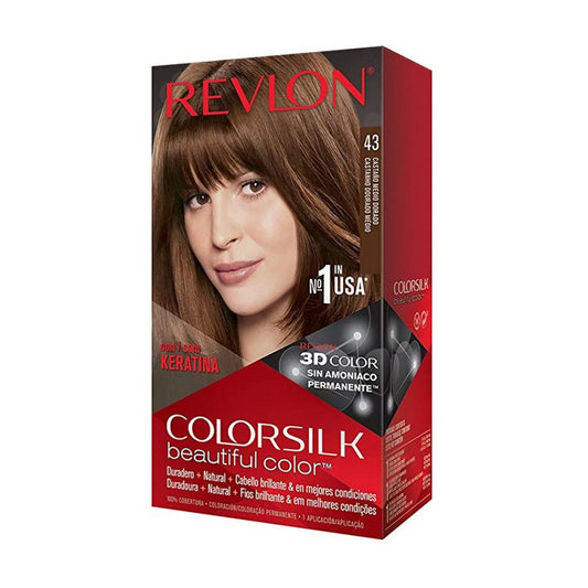 Revlon Colorsilk Beautiful Permanent Hair  Color 43 Golden Brown