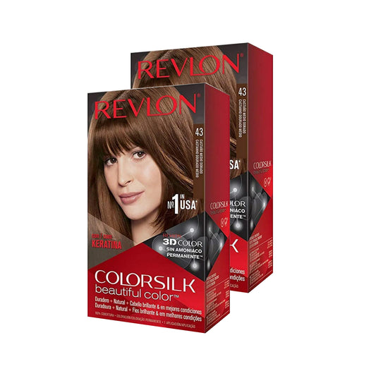 Revlon Colorsilk Beautiful Permanent Hair  Color 43 Golden Brown