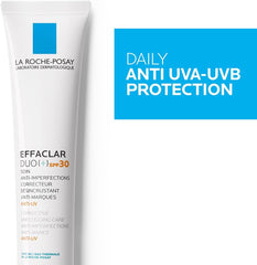 La Roche-Posay Effaclar Duo+ SPF30 Acne Treatment Cream for Oily and Acne Prone Skin 40ml