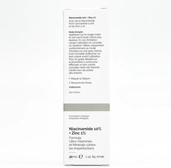 THE ORDINARY NIACINAMIDE SERUM WITH 10% ZINC 1 FLOZ FACE SERUM FOR OIL CONTROL 30 ML