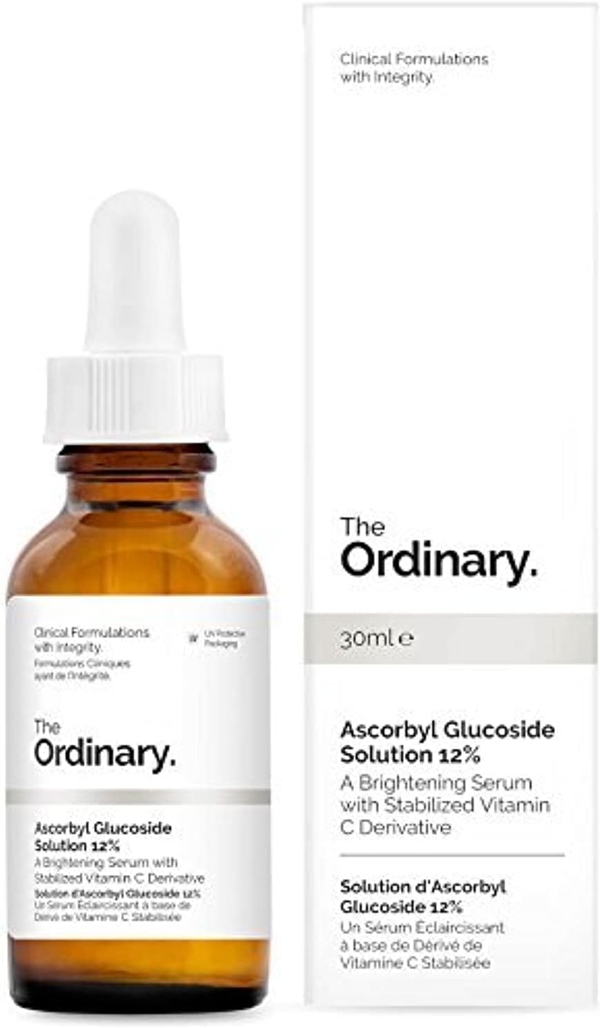 The Ordinary Ascorbyl Glucoside Solution 12% (30ml) - A Brightening Serum with Stabilized Vitamin C Derivative