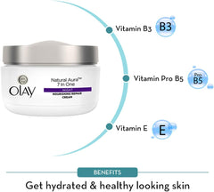 Olay Night Cream Natural White Fairness Night Moisturiser, 50G