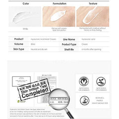 ISNTREE Hyaluronic Acid Mothst Cream Face Moisturizer 80ml (2.71 fl oz) | Facial Night Cream Day Cream 4 with Hyaluronic Acid | Deep Moisturizing, Protects & Nourishes Dry & Sensitive Skin