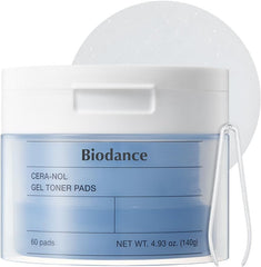 Biodance Collagen Gel Toner Pads, Pore Minimizer for Face, Improving Elasticity, Plumping Toner Pads for Sensitive Skin, Korean Skin Care, Valentines Day Gifts for Herㅣ4.93 fl.oz.(140g)*60Pads