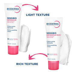 SENSIBIO Defensive Rich- Active soothing cream for dry skin- Strengthens skin moisturizer barrier