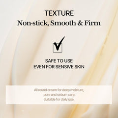 mixsoon Bean Cream - Deep Moisturizing, Hydrating and Smoothing for Face, Fermented Soybean Extract, Lightweight Non-Sticky Finish 50ml Korean Glass Skin Care