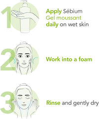 Bioderma Sebium Purifying Cleansing Foaming Gel - Combination to Oily Skin, 500ml