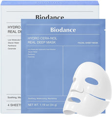 BIODANCE Bio-Collagen Real Deep Mask, Hydrating Overnight Mask, Pore Minimizing, Elasticity Improvement, 34g x4ea