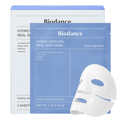 BIODANCE Rejuvenating Caviar PDRN Real Deep Mask, Overnight Hydrogel Mask, Skin Firming, Radiance, Enhancing Skin Recovery, Korean Skin Care, Valentines Day Gifts for Her | 1.19oz(34g) x 4ea