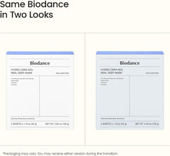 BIODANCE Bio-Collagen Real Deep Mask, Hydrating Overnight Mask, Pore Minimizing, Elasticity Improvement, 34g x4ea