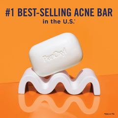 PanOxyl Acne Treatment Bar with 10% Benzoyl Peroxide, Maximum Strength Bar Soap for Face, Chest and Back, Benzoyl Peroxide Soap Body Wash, Vegan, For Acne Prone Skin, 4 oz