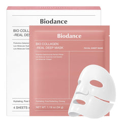 BIODANCE Rejuvenating Caviar PDRN Real Deep Mask, Overnight Hydrogel Mask, Skin Firming, Radiance, Enhancing Skin Recovery, Korean Skin Care, Valentines Day Gifts for Her | 1.19oz(34g) x 4ea