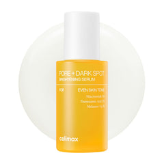 celimax Pore+Dark Spot Brightening Serum 30ml | Gel-like Serum for Enlarged Pores with Niacinamide, Tranexamic Acid, Pore Minimizer, Non-Irritating, Hydrating, For Sensitive Skin, hyperpigmentation