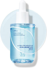 ISNTREE Ultra-low Molecular Hyaluronic acid Serum 50ml 1.69 fl.oz. | Quick absorbing Hyaluronic acid serum | Deeply hydrates and smoothens the skin