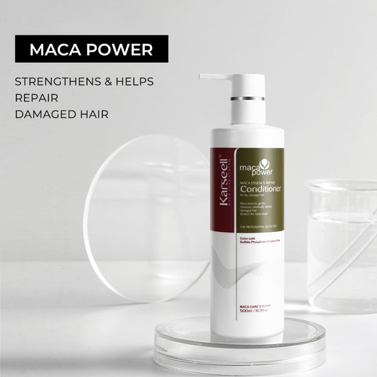 Karseell Conditioner Deep Restores Argan Oil Hair Treatment Smooth Glossy for Dry and Damaged Hair 500ml 16.9 Oz