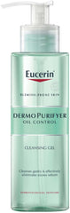 Eucerin DermoPurifyer Oil Control Face Cleansing Gel for Blemish & Acne-Prone Skin, Removes Excess Sebum, Dirt and Makeup, Fragrance-Free, Soap-Free, Suitable for Blemish and Acne-Prone Skin, 200mlx2