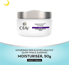 Olay Night Cream Natural White Fairness Night Moisturiser, 50G