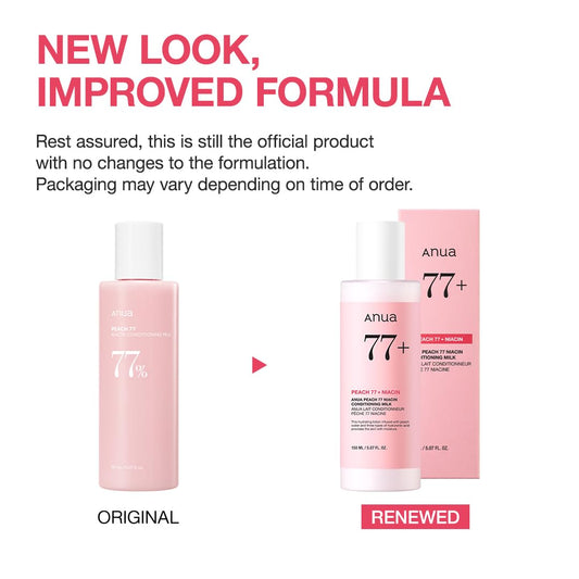 ANUA Peach Niacin Conditioning Lotion, Face Moisturizer with Vitamin B12, Ceramide, Panthenol, Hyaluronic Acid, Lightweight, Korean Skin Care for Glass Skin (150ml, 5.07 fl.oz.)